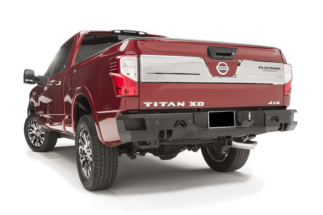 Fab Fours Premium Rear Bumpers For 2016-2024 Nissan Titan XD & 2020-2024 Titan - NT16-W3751-1