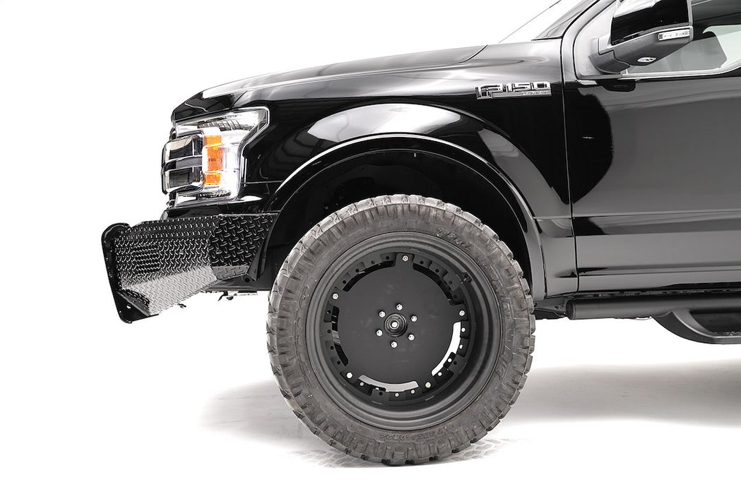 Fab Fours Black Steel Front Bumpers For 2018-2020 Ford F-150