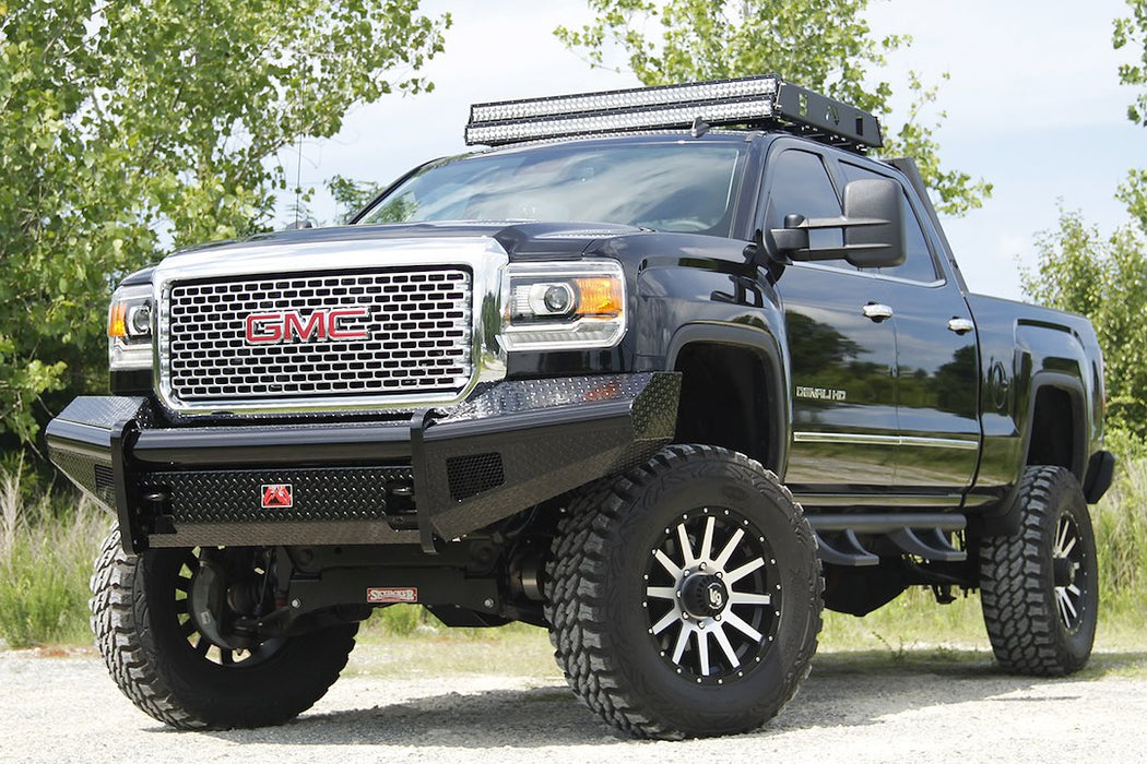 Fab Fours Black Steel Front Bumpers