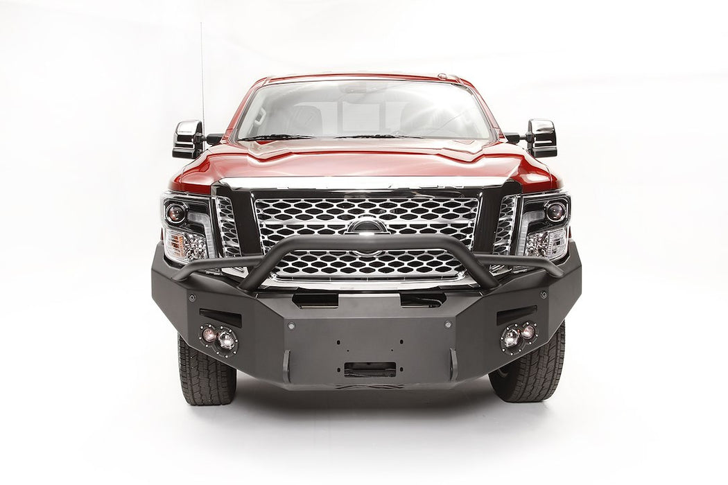 Fab Fours Premium Front Bumpers For 16-24 Nissan Titan XD & 20-24 Titan