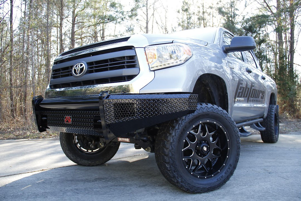 Fab Fours Black Steel Front Bumpers For 2014-2021 Toyota Tundra