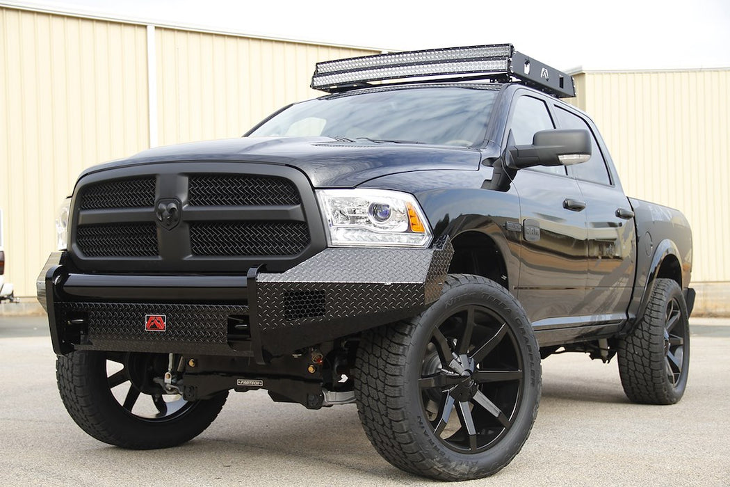 Fab Fours Black Steel Front Bumpers For 2009-2012 RAM 1500