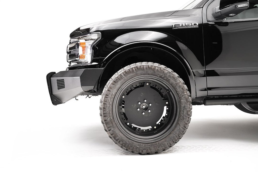 Fab Fours Black Steel Elite Front Bumpers For 2018-2020 Ford F-150