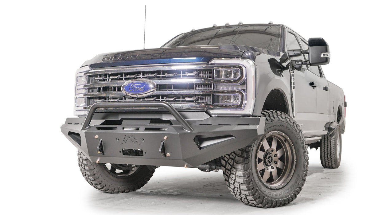 Fab Fours Red Steel Front Bumpers