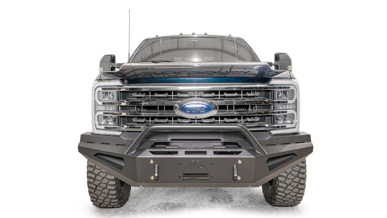 Fab Fours Red Steel Front Bumpers For 2023-2026 Ford F-250/350 - FS23-RS5962-1