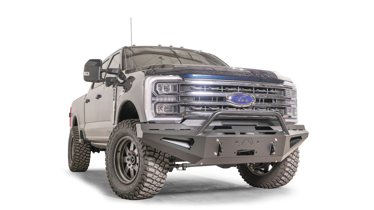 Fab Fours Red Steel Front Bumpers