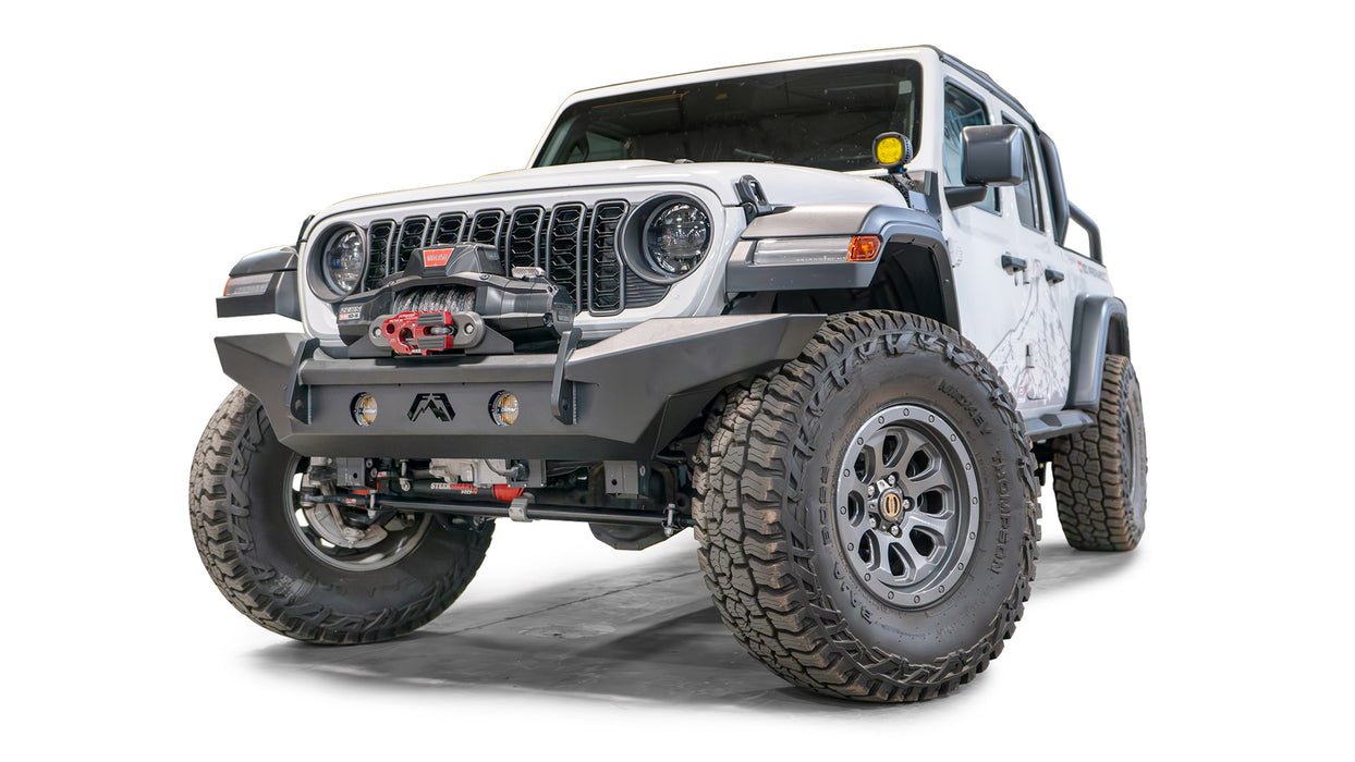 Fab Fours Lifestyle 3/4th Winch Bumper For Jeep Gladiator