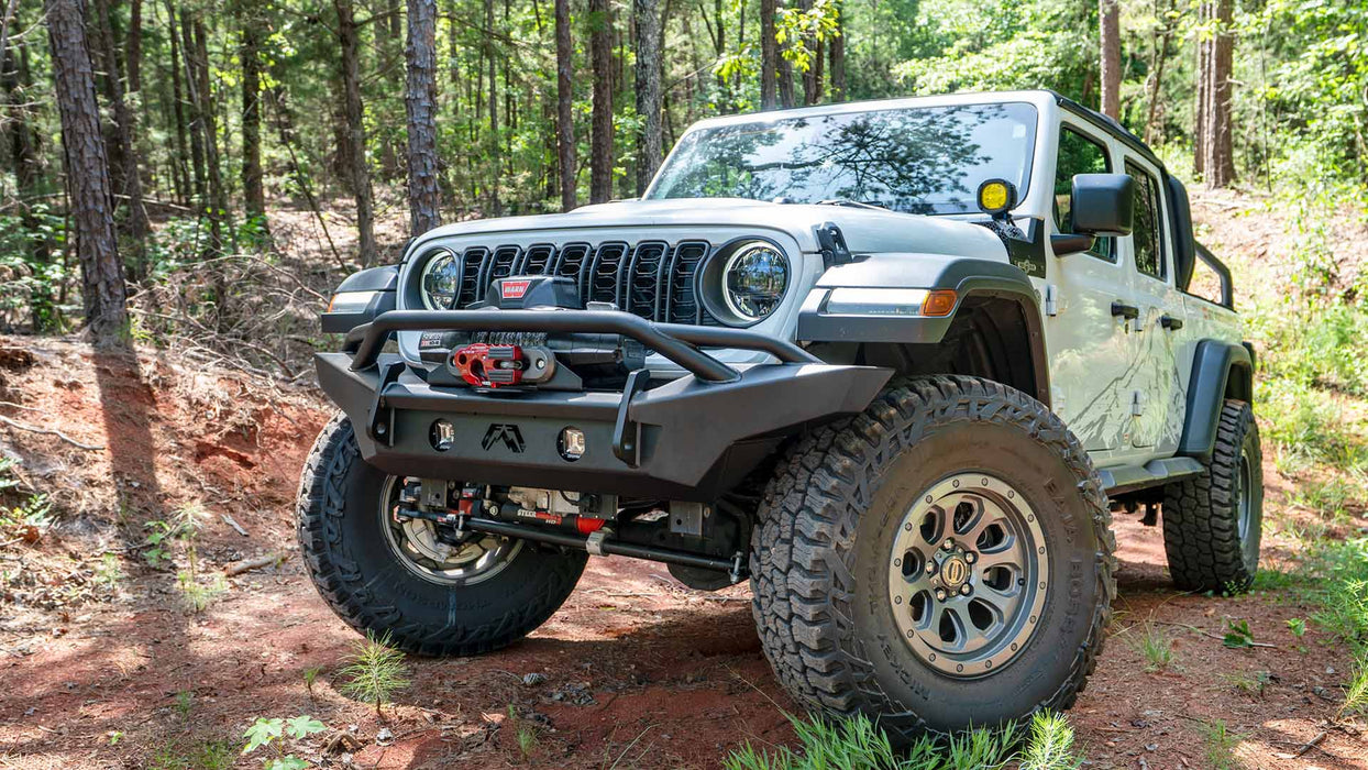 Fab Fours Lifestyle 3/4th Winch Bumper For Jeep Gladiator