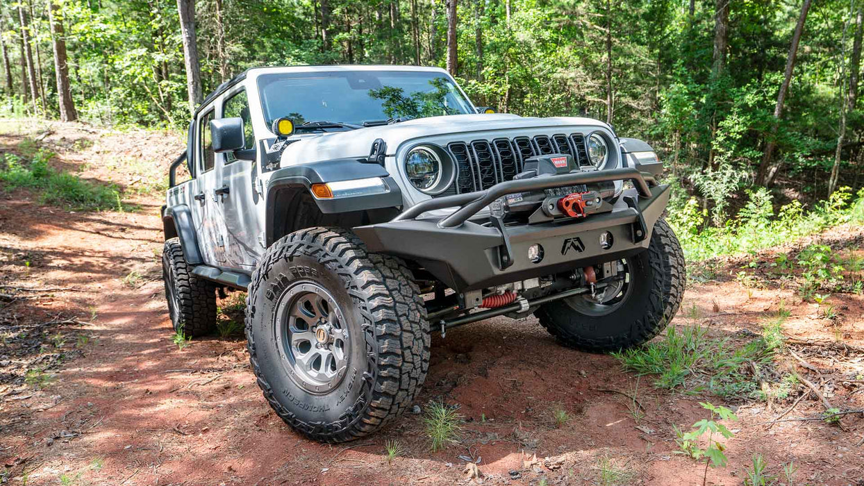 Fab Fours Lifestyle 3/4th Winch Bumper For Jeep Gladiator