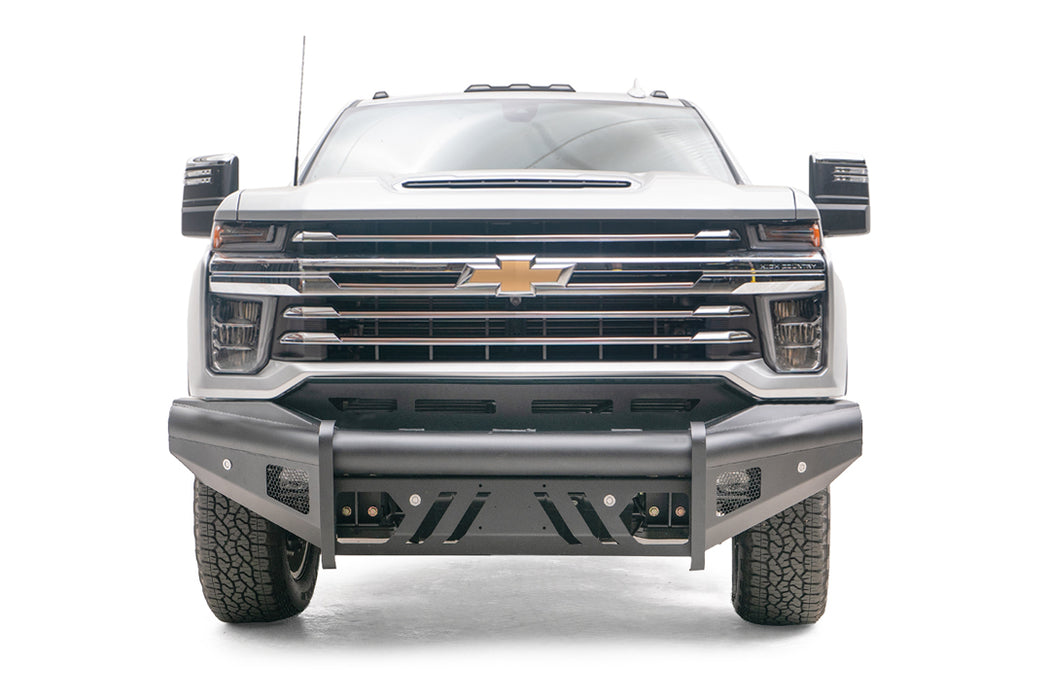 Fab Fours Black Steel Elite Front Bumpers For 2020-2023 Chevrolet Silverado 2500/3500