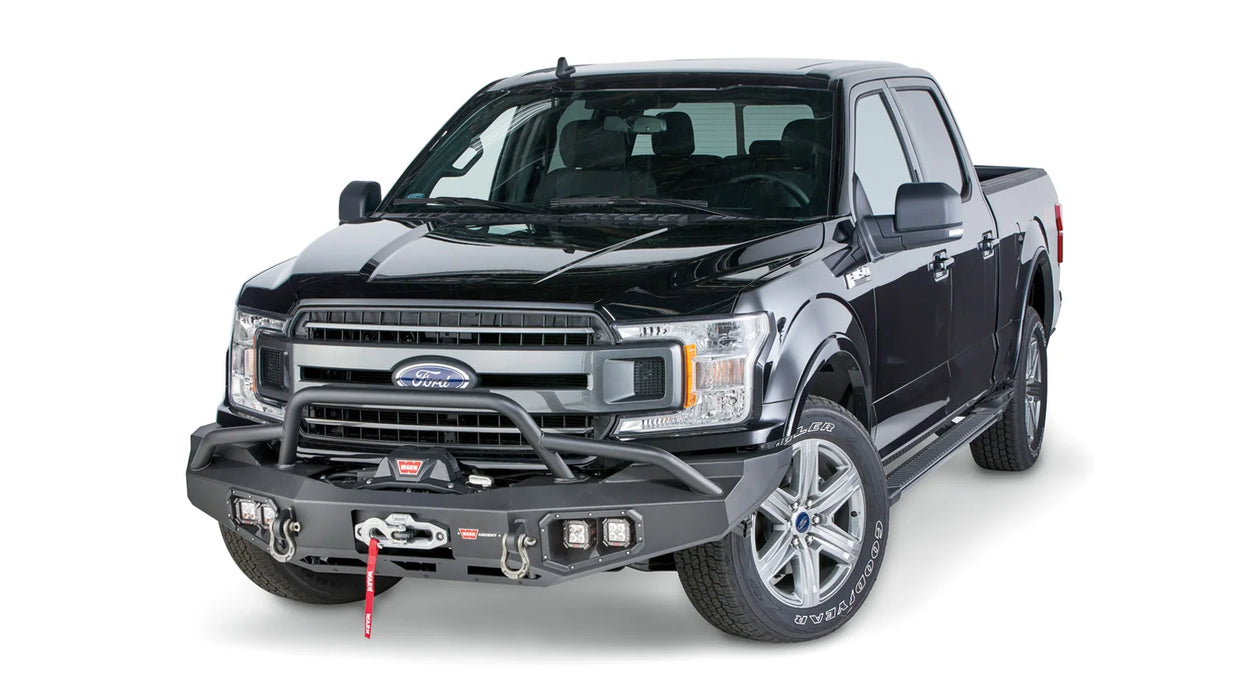 Warn Ascent Front Bumper For 2018-2020 Ford F-150 - 100916