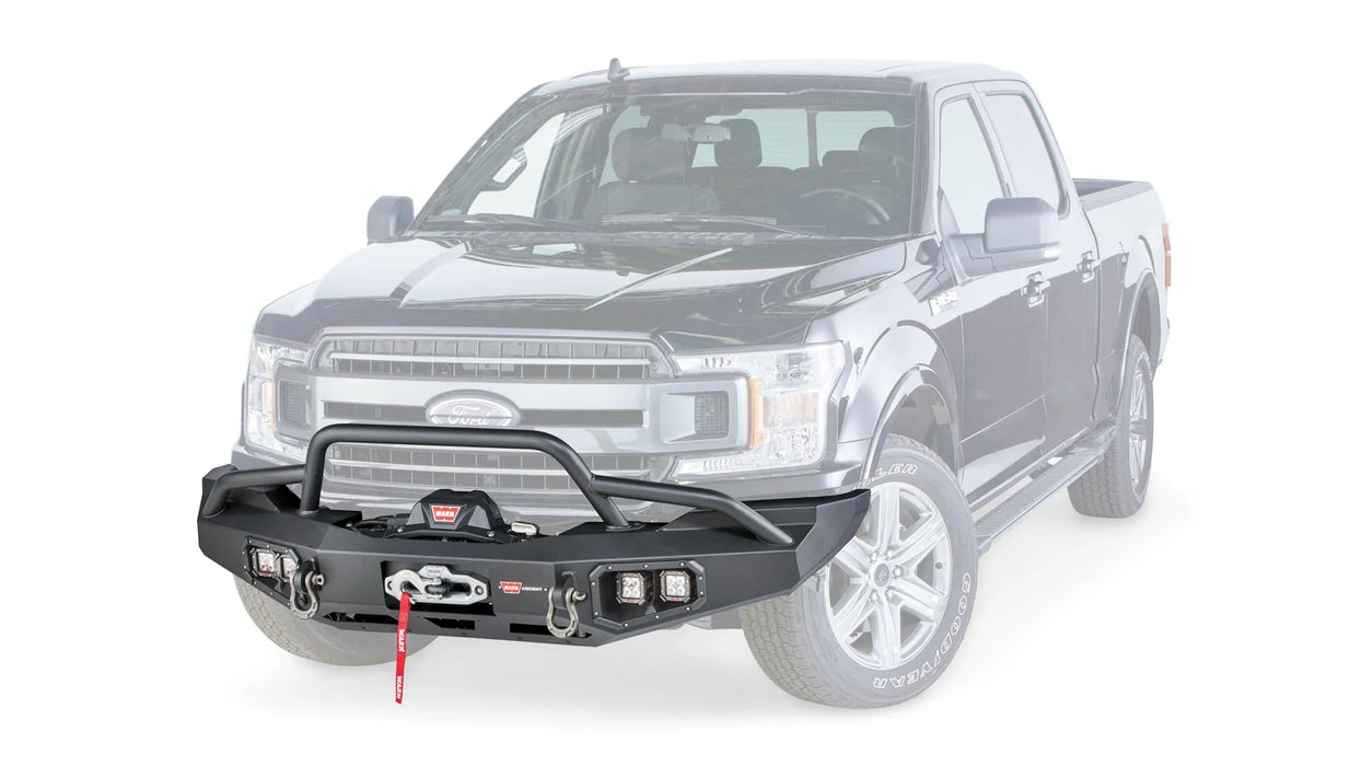Warn Ascent Front Bumper For 2018-2020 Ford F-150 - 100916