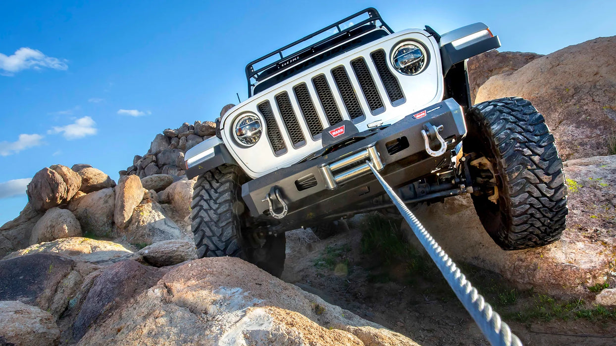 Warn Elite Stubby Front Bumper For 2020-2026 Jeep Gladiator