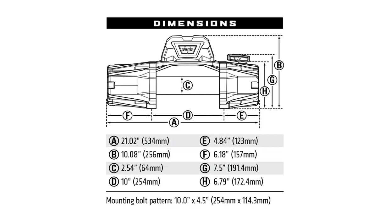 Warn VR EVO 8-S Winch - 103251