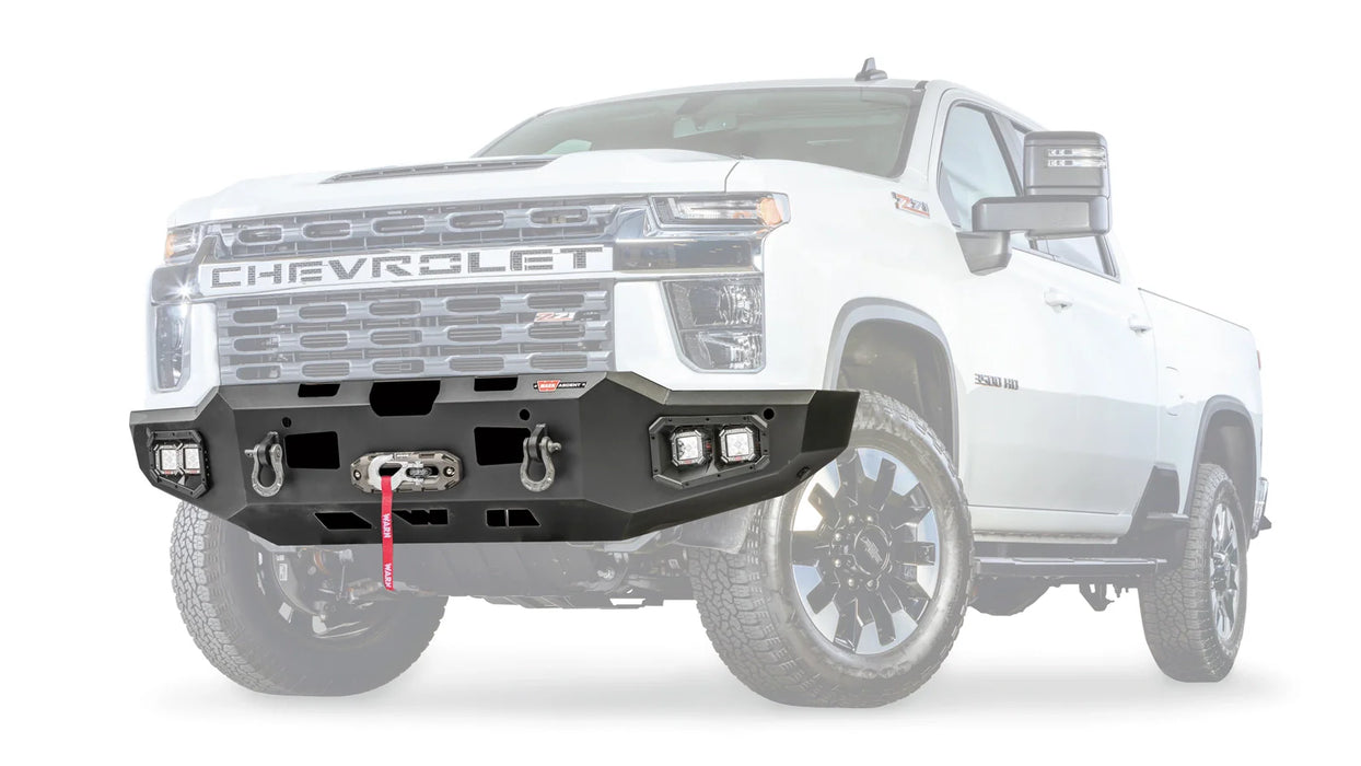 Warn Ascent Front Bumper For 2020-2025 Chevrolet Silverado 2500/3500 - 105969