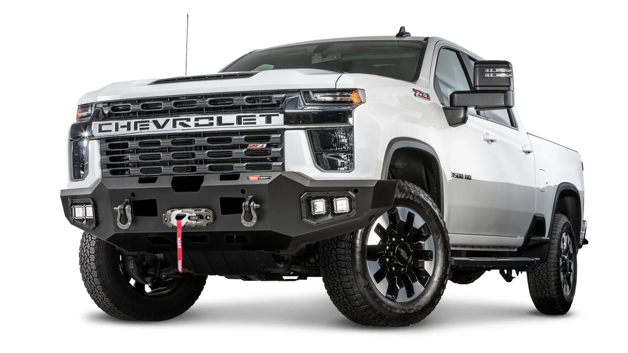 Warn Ascent Front Bumper For 2020-2025 Chevrolet Silverado 2500/3500 - 105969