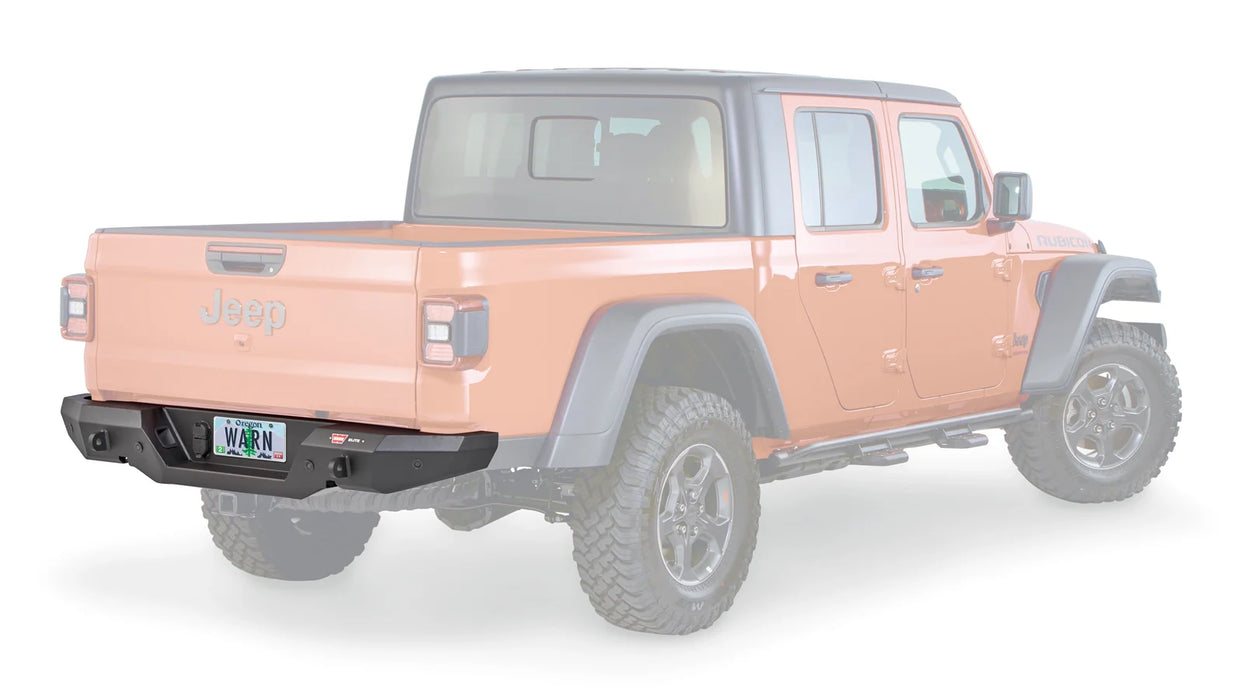 Warn Elite Rear Bumper For 2020-2026 Jeep Gladiator - 106300