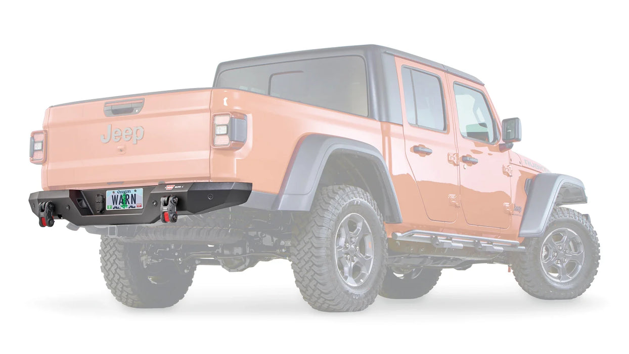 Warn Elite Rear Bumper For 2020-2026 Jeep Gladiator - 106300