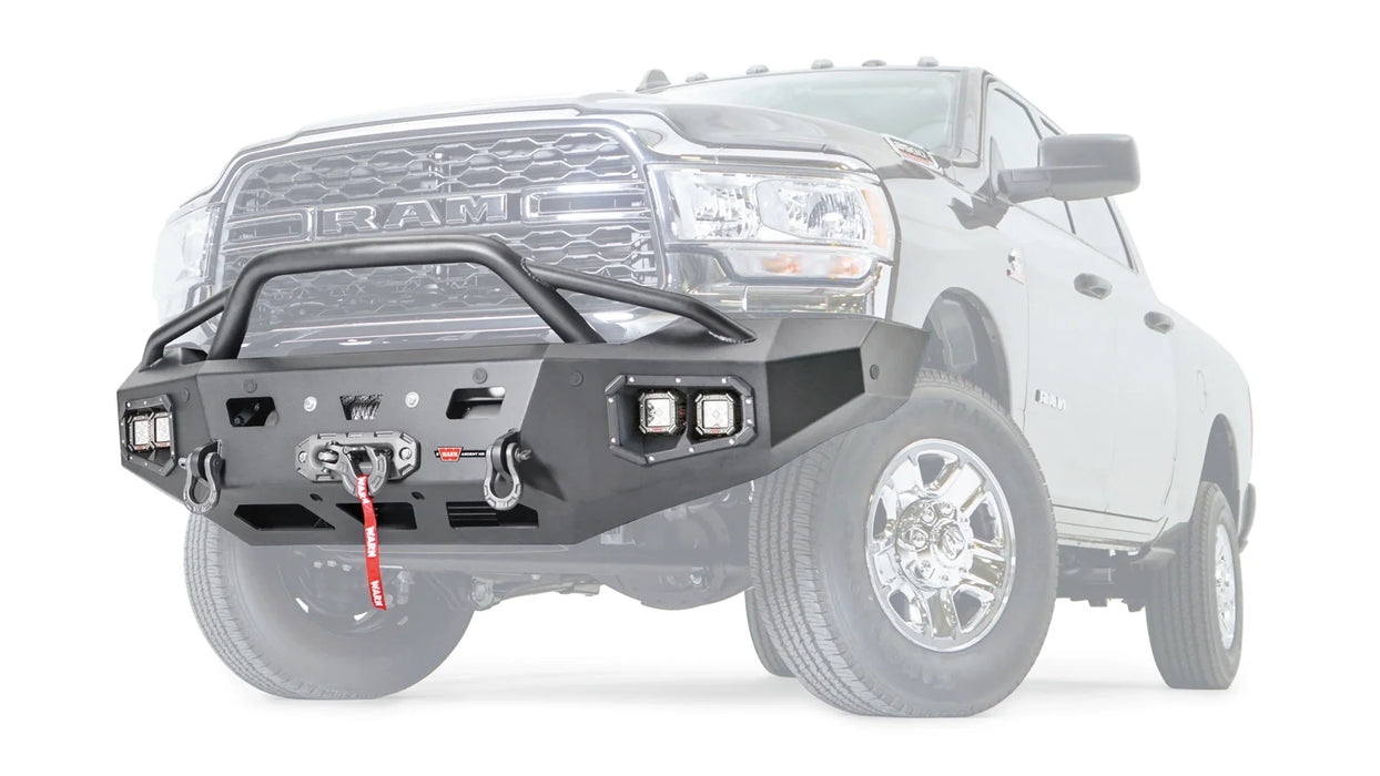 Warn Ascent HD Front Bumper For 2019-2026 RAM 2500/3500 (includes Dually)