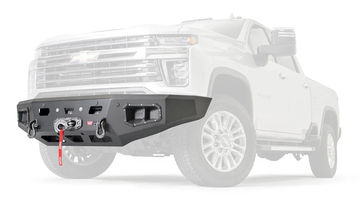 Warn Ascent HD Front Bumper For 2020-2023 Chevrolet Silverado 2500/3500