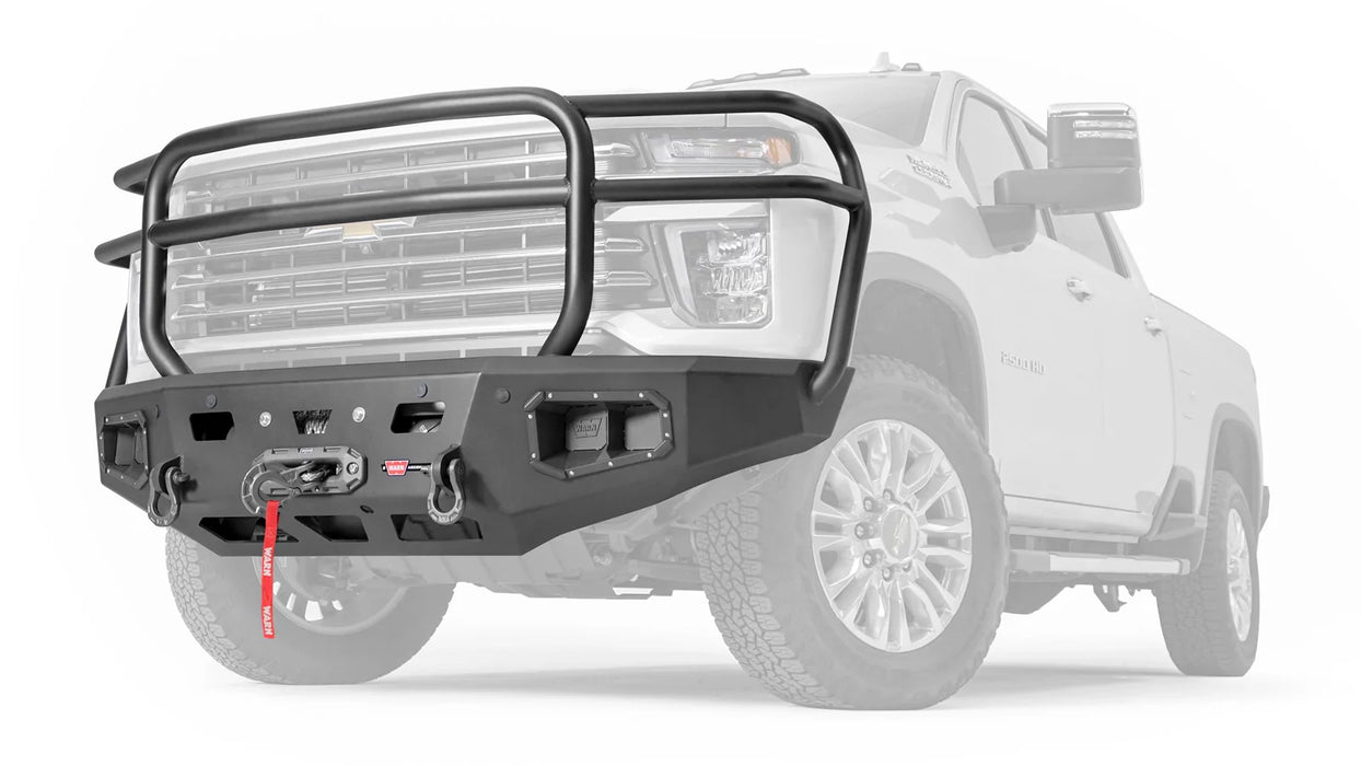 Warn Ascent HD Front Bumper For 2020-2023 Chevrolet Silverado 2500/3500