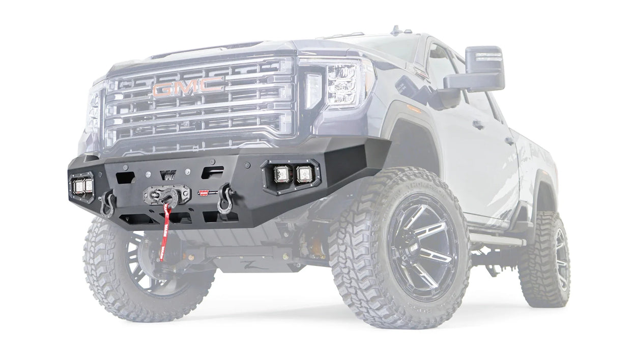 Warn Ascent HD Front Bumper For 2020-2023 GMC Sierra 2500/3500