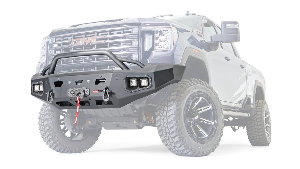 Warn Ascent HD Front Bumper For 2020-2023 GMC Sierra 2500/3500