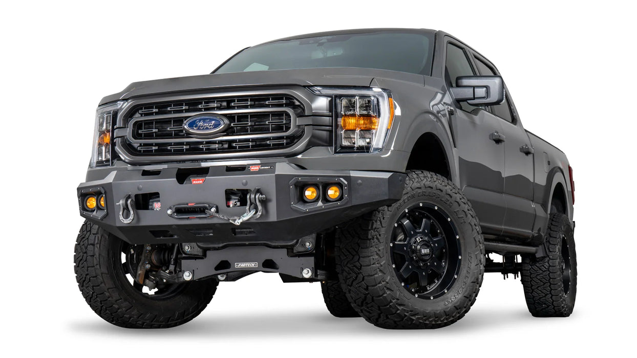 Warn Ascent Front Bumper For 2021-2026 Ford F-150 - 107638
