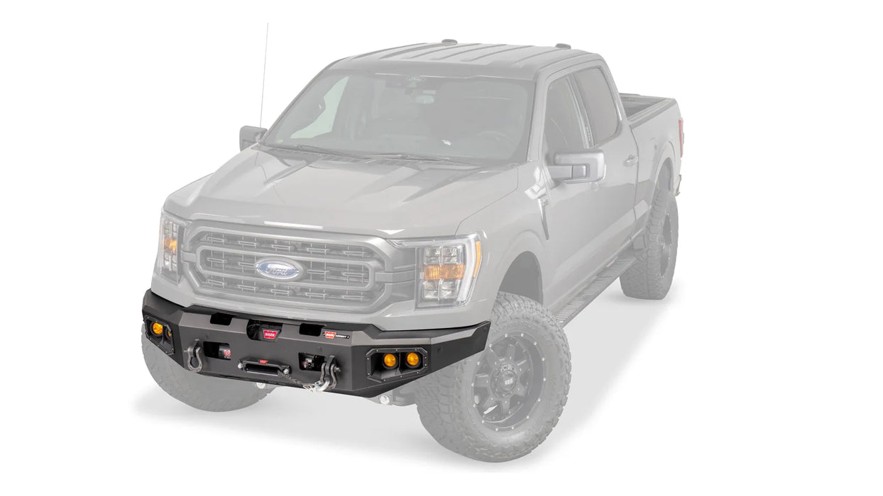 Warn Ascent Front Bumper For 2021-2026 Ford F-150 - 107638
