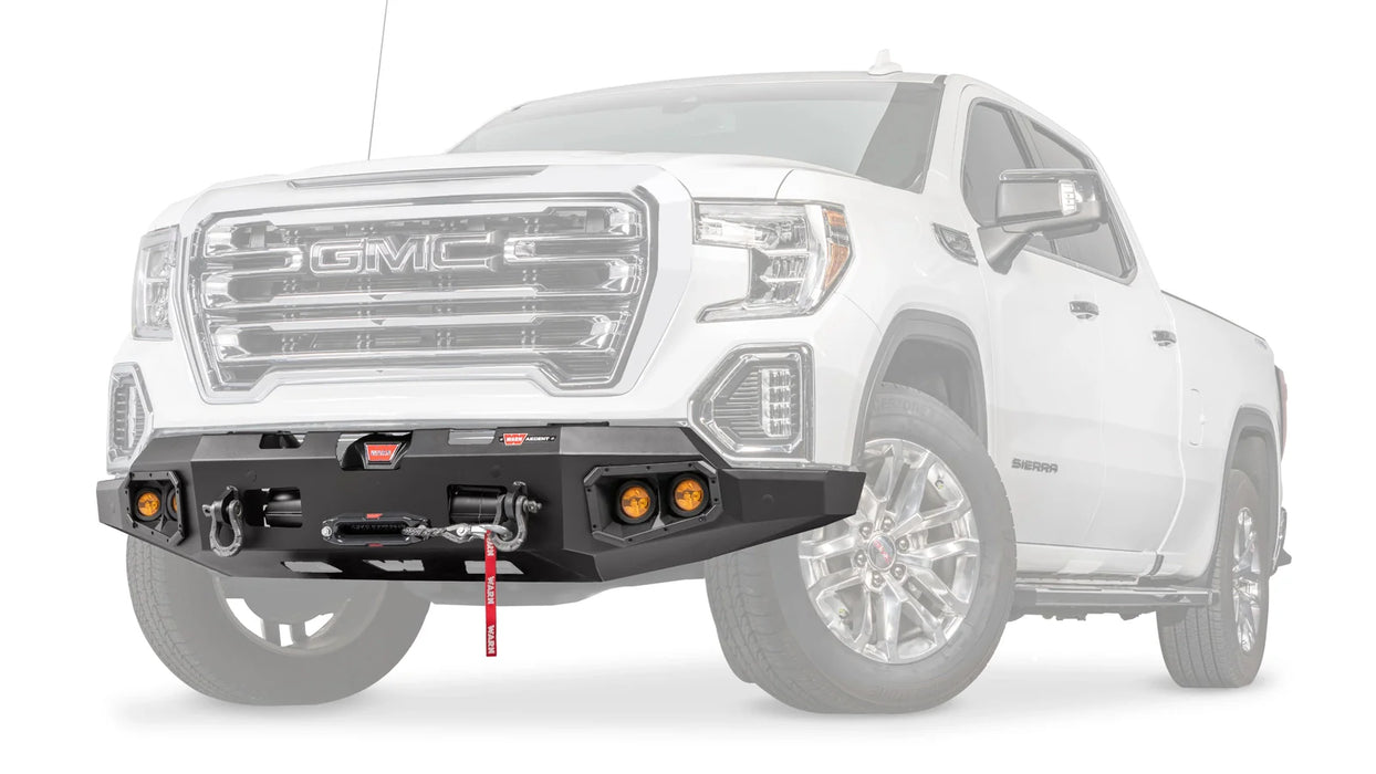 Warn Ascent Front Bumper For 2019-2026 GMC Sierra 1500 - 108009