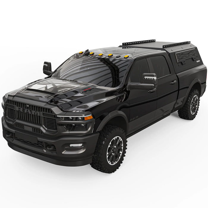 OPENROAD Aluminum Side Truck Cap For 2019-2026 RAM 2500 6'4" Bed - PP2PL330011