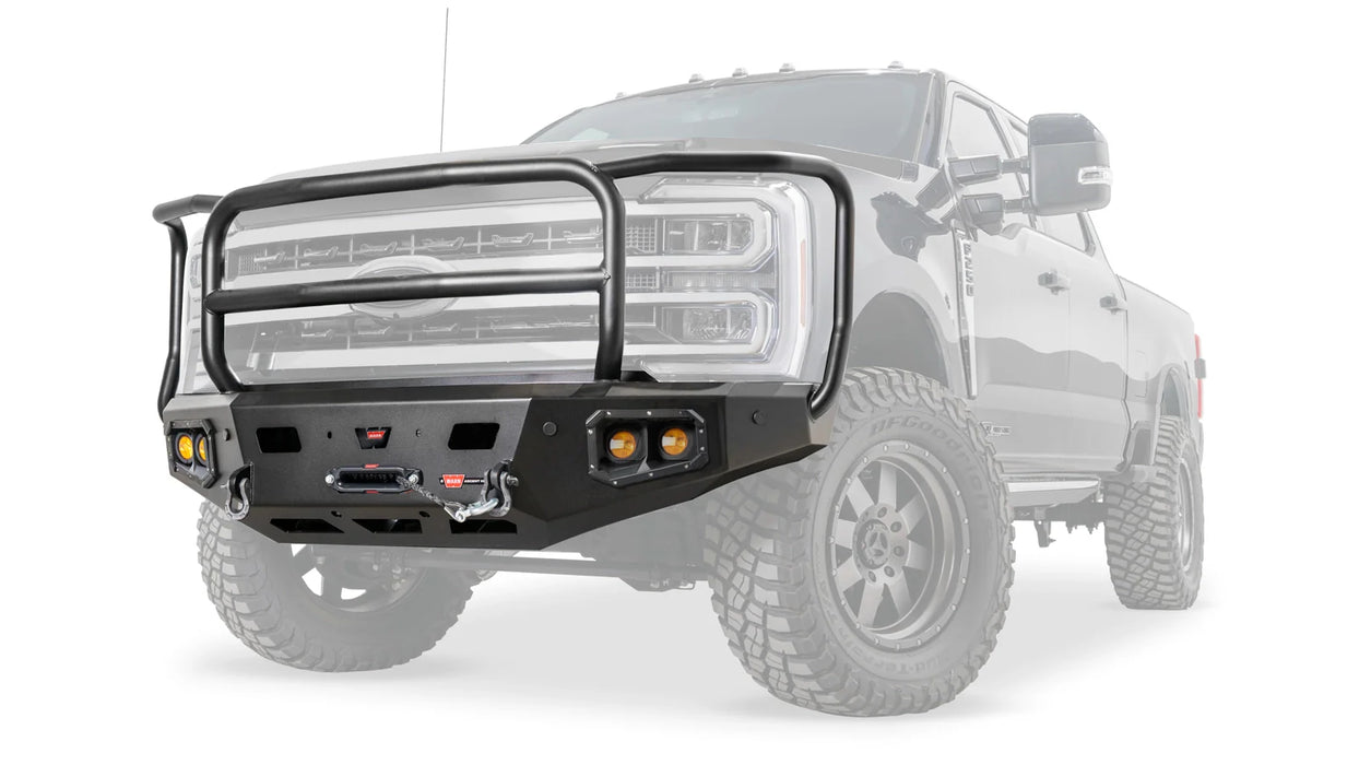 Warn Ascent HD Front Bumper For 2023-2026 Ford F-250/F-350/F-450