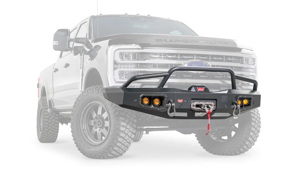 Warn Ascent Front Bumper For 2023-2026 Ford F-250/F-350/F-450