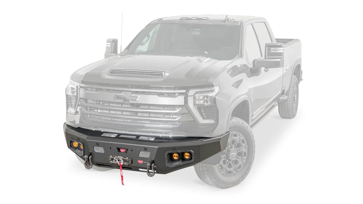 Warn Ascent HD Front Bumper For 2024-2026 Chevrolet Silverado 2500/3500