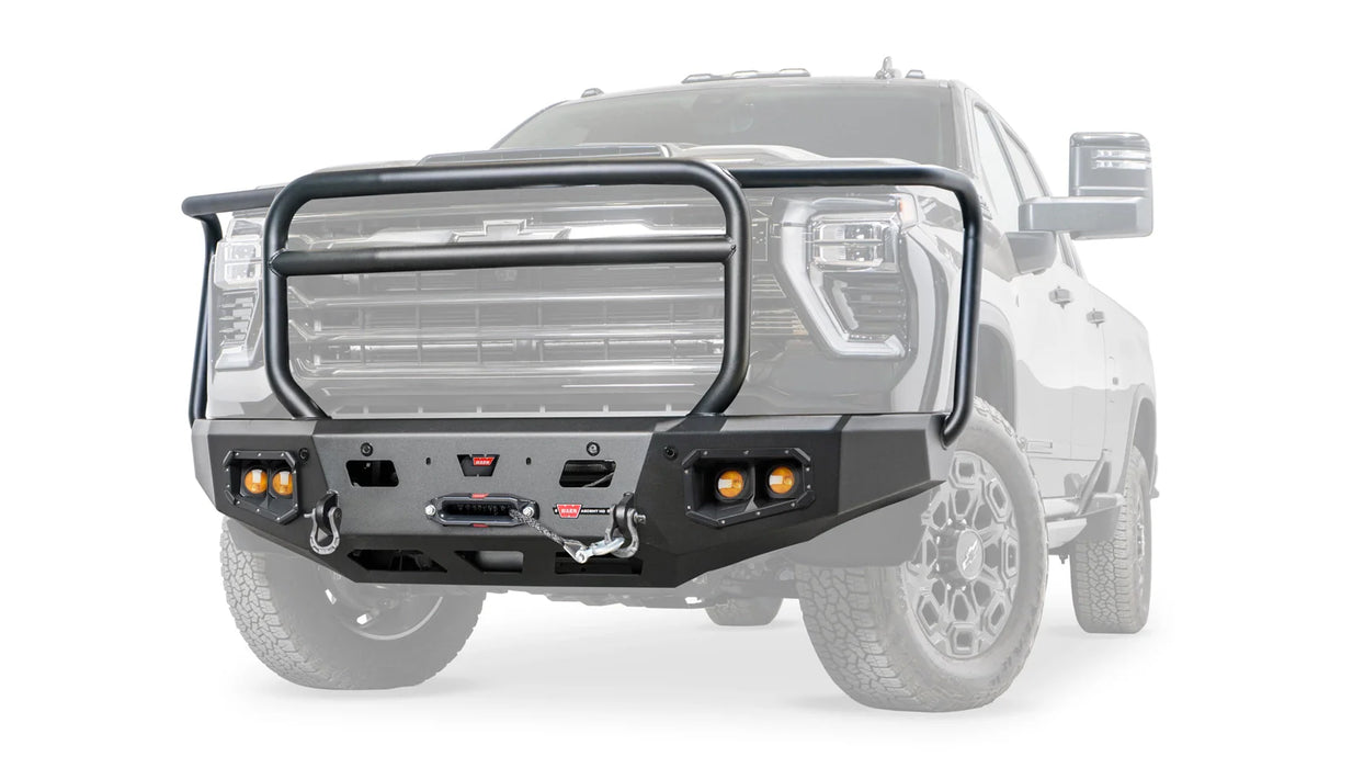 Warn Ascent HD Front Bumper For 2024-2026 Chevrolet Silverado 2500/3500