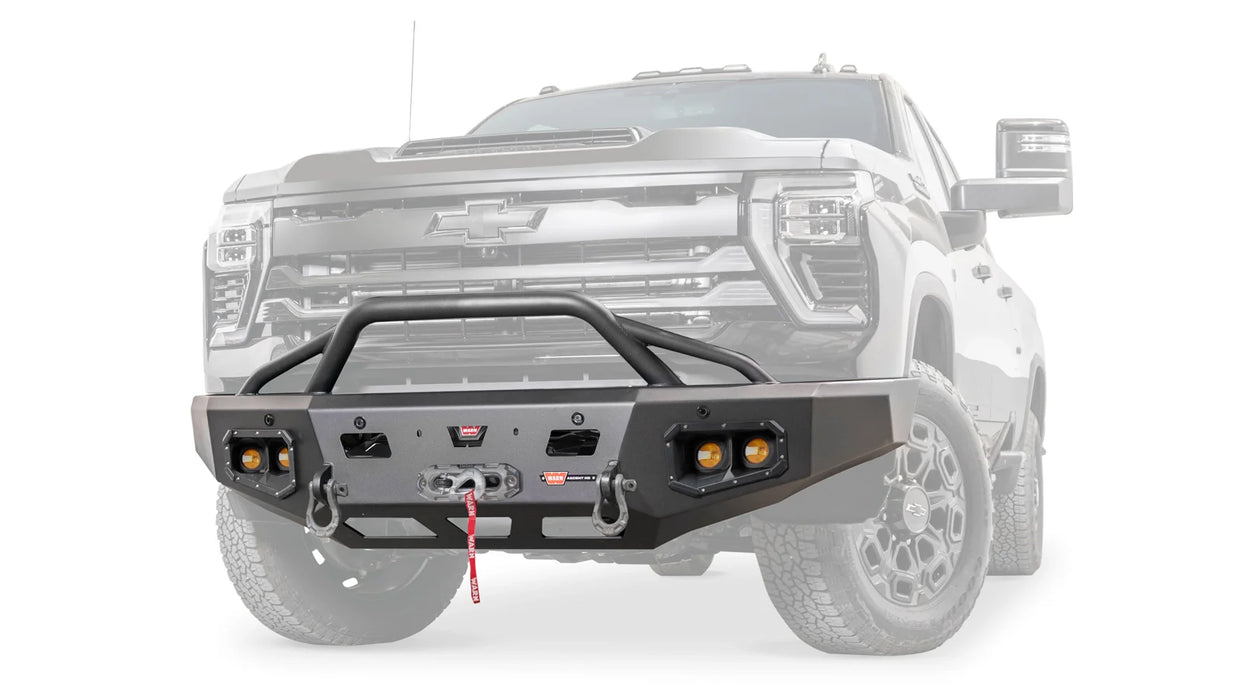 Warn Ascent HD Front Bumper For 2024-2026 Chevrolet Silverado 2500/3500