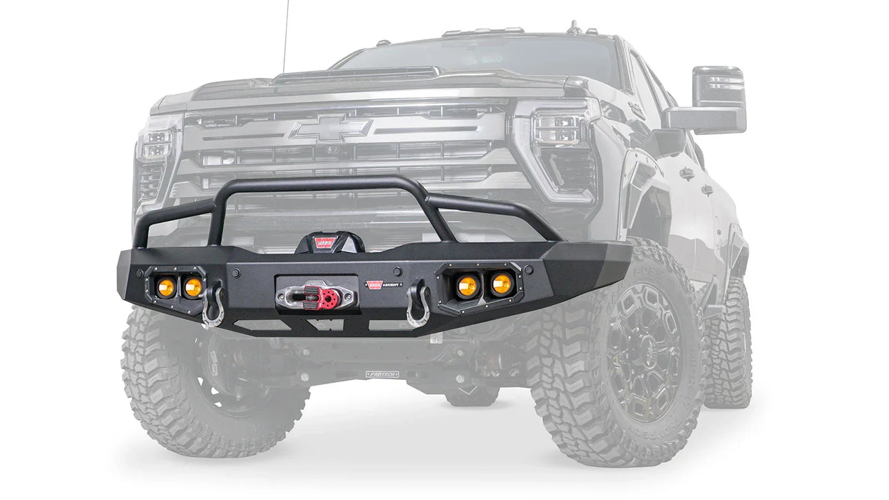 Warn Ascent Front Bumper For 2024-2026 Chevrolet Silverado 2500/3500