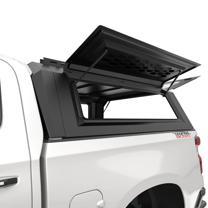 OPENROAD Aluminum Side Truck Cap For 2019-2026 Chevy Silverado 1500  6'4" Bed - PP2PL330027