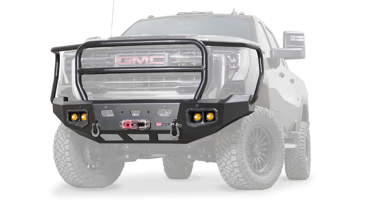 Warn Ascent HD Front Bumper For 2024-2026 GMC Sierra 2500/3500