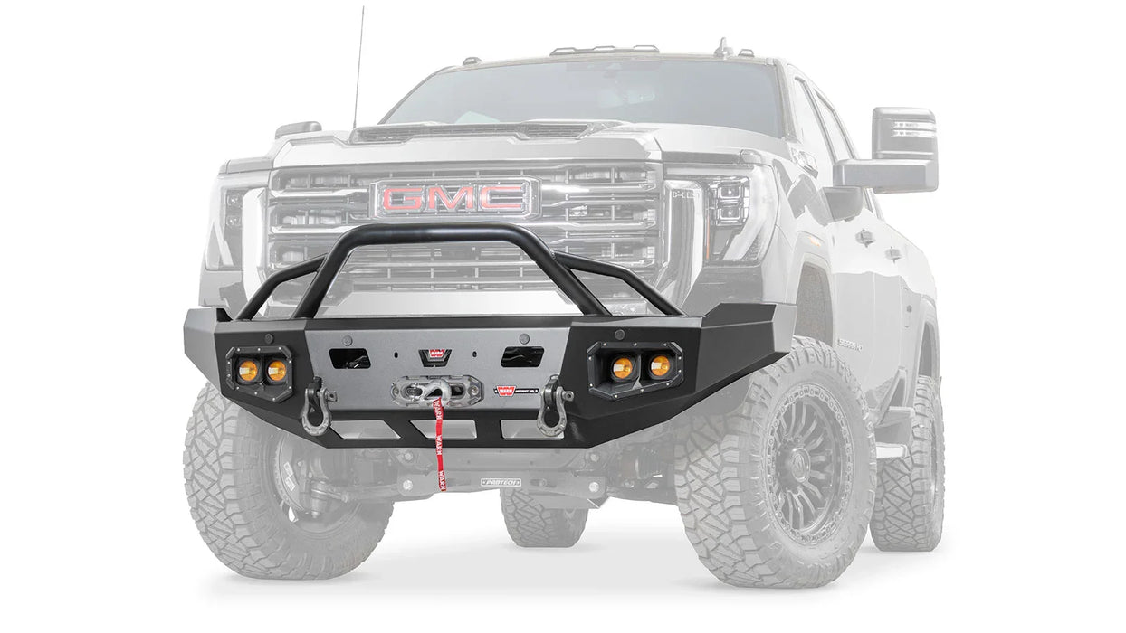 Warn Ascent HD Front Bumper For 2024-2026 GMC Sierra 2500/3500
