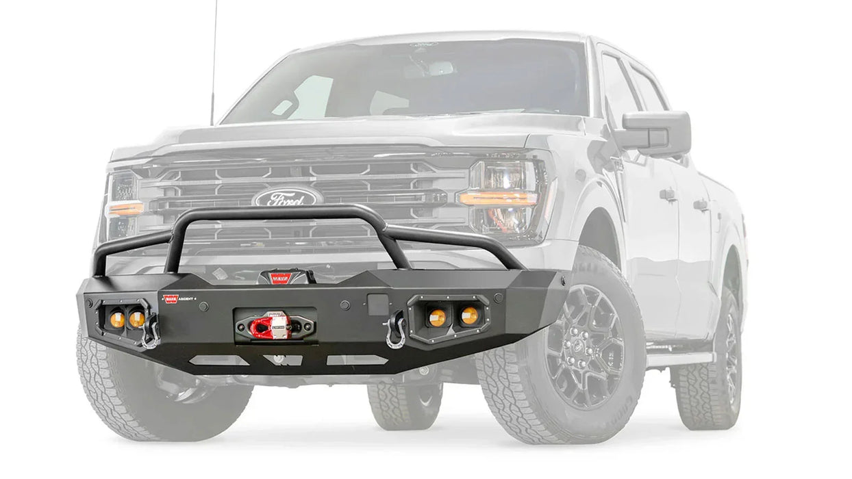 Warn Ascent Front Bumper For 2024-2025 Ford F-150