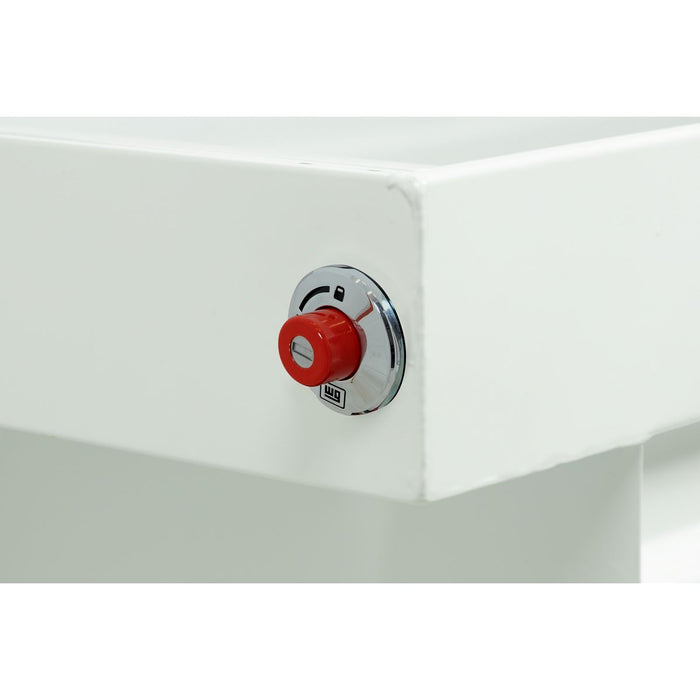 Weather Guard Steel Full-Size Standard Saddle Box, White, 70" x 20" x 18", 11 CU FT - 126-3-04