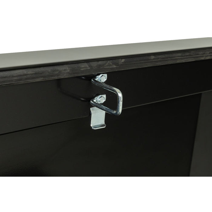 Weather Guard Steel Full-Size Standard Saddle Box, Gloss Black, 70" x 20" x 18", 11 CU FT - 126-5-04