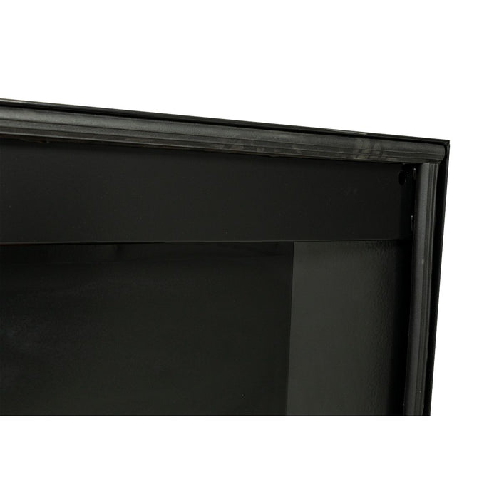 Weather Guard Steel Full-Size Standard Saddle Box, Gloss Black, 70" x 20" x 18", 11 CU FT - 126-5-04