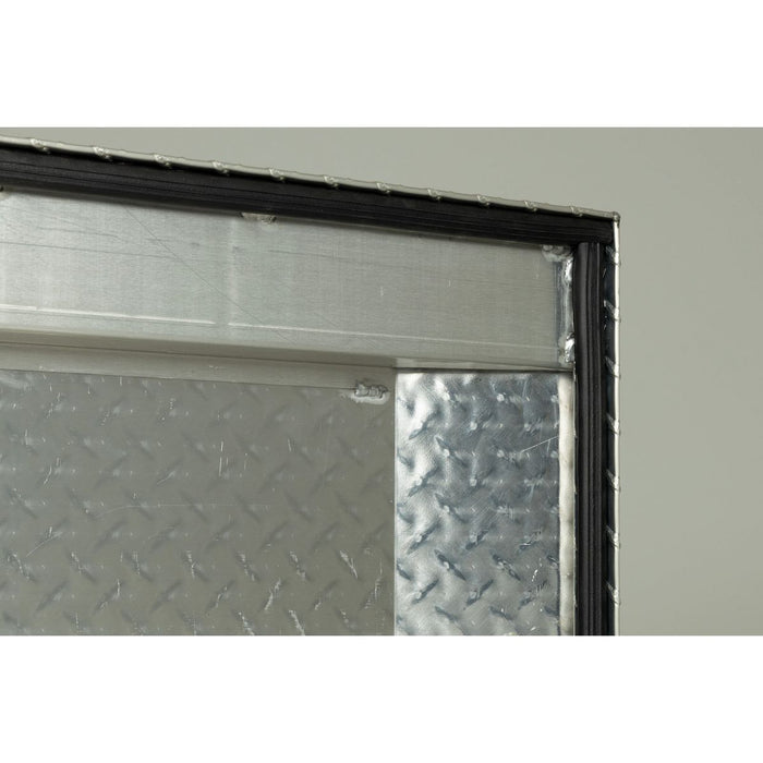 Weather Guard Aluminum Full Extra Wide Saddle Box, Clear, 72" x 27.5" x 18.5", 15.5 CU FT - 117-0-04