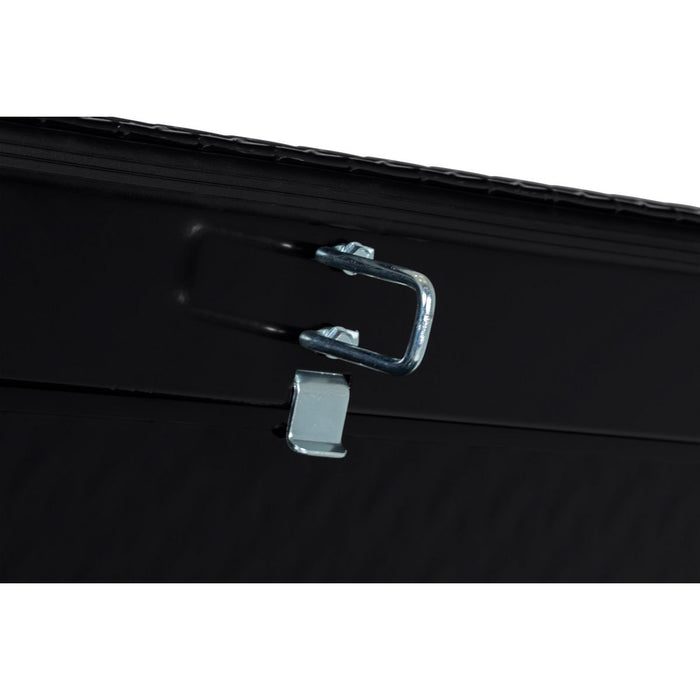Weather Guard Aluminum Full Extra Wide Saddle Box, Gloss Black, 72" x 27.5" x 18.5", 15.5 CU FT - 117-5-04