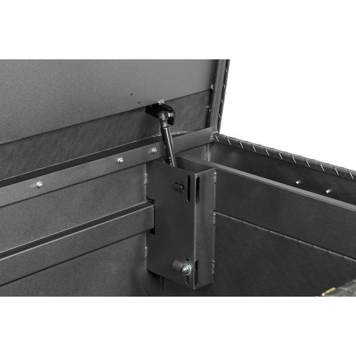 Weather Guard Aluminum Full Extra Wide Saddle Box, Textured Matte Black, 72" x 27.5" x 18.5", 15.5 CU FT - 117-52-04