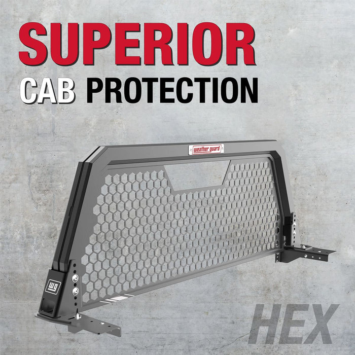 Weather Guard Aluminum Hex Headache Rack - 11906-52-01