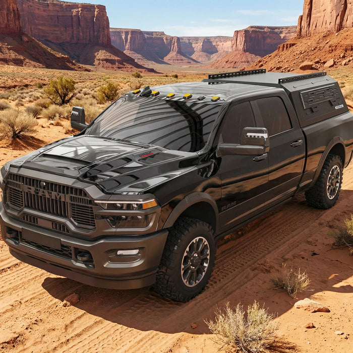 OPENROAD Aluminum Side Truck Cap For 2019-2026 RAM 2500 6'4" Bed - PP2PL330011