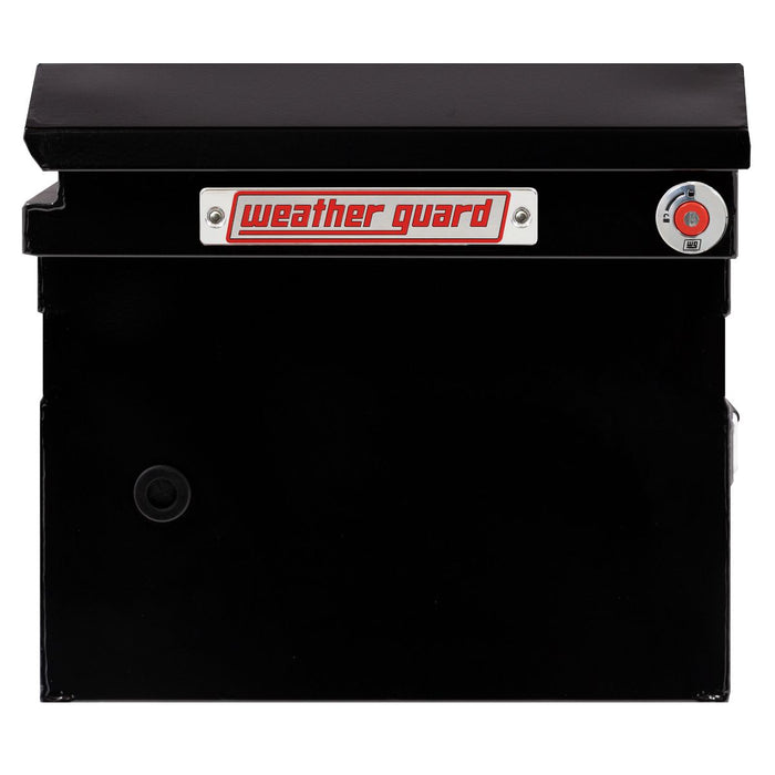 Weather Guard Steel Full Low Profile Saddle Box, Gloss Black, 72" x 20" x 18", 11 CU FT - 120-5-04